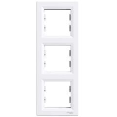 Schneider Electric EPH5810321 Asfora Beyaz Üçlü Çerçeve Dikey
