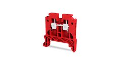 Tbloc TBL 4mm Kırmızı Vidalı Tek Katlı Klemens 10'lu Paket