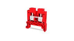 Tbloc TBL 6mm Kırmızı Vidalı Tek Katlı Klemens 10'lu Paket