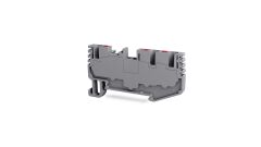 Tbloc PFT 2,5 1X2 Gri Push-İn 1 Giriş 2 Çıkış Klemens 10'lu Paket
