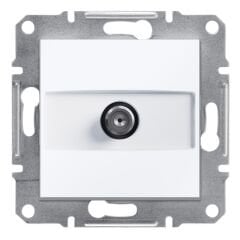 Schneider Electric EPH3770121 Asfora Beyaz Sat Prizi Sonlu