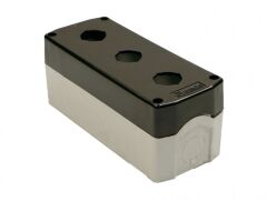 Bemis BT3-3000-0002 Üçlü Siyah Buton Kutusu IP44