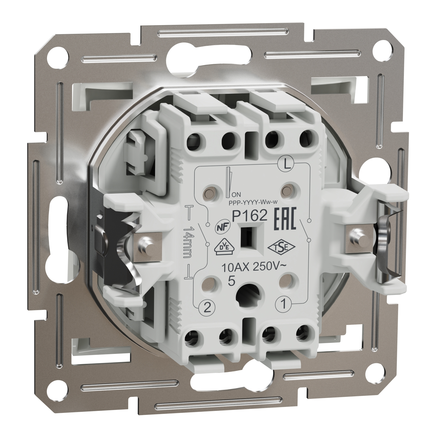 Schneider Electric EPH0370121 Asfora Beyaz Komütatör