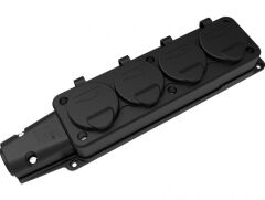 Bemis 1X16A 220V Kauçuk Dörtlü Grup Priz