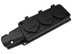 Bemis BK1-1402-3613 1X16A 220V Kauçuk Üçlü Grup Priz