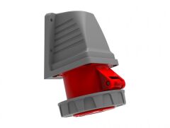 Bemis CEE Norm 5X32A 380V IP67 90 Derece Eğik Duvar Prizi
