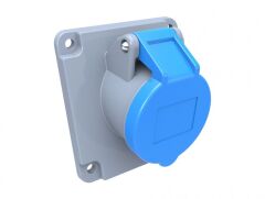 Bemis BC1-3403-2420 Cee Norm 3X32A 220V IP44 45 Derece Eğik Makina Prizi