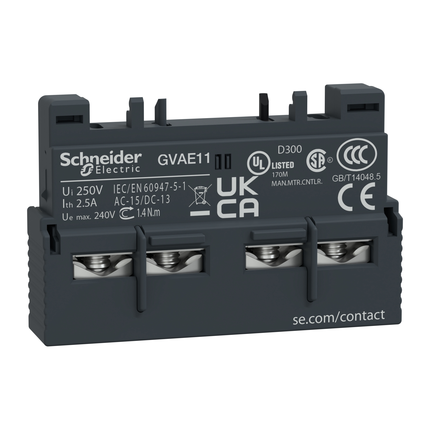 Schneider Electric GVAE11 1NA/1NK Motor Koruma Yardımcı Kontak