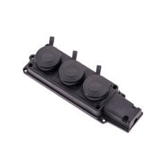 Byes 1X16A (2P+E) 250V Üçlü Kauçuk Grup Priz IP44