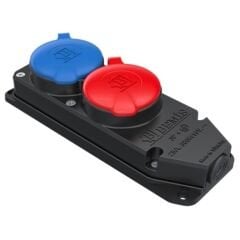 Byes 3X25A (3P+E) 380V 2'lİ Grup Priz (1Ad. 3X25A 1Ad. 1X16A) IP55