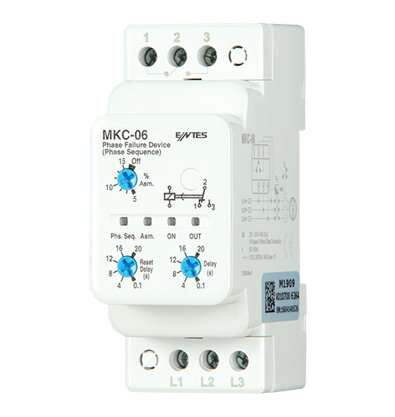 Entes M1726 MKC-06P %5-15 Nötrsüz PTC'li Motor Koruma Rölesi DIN2
