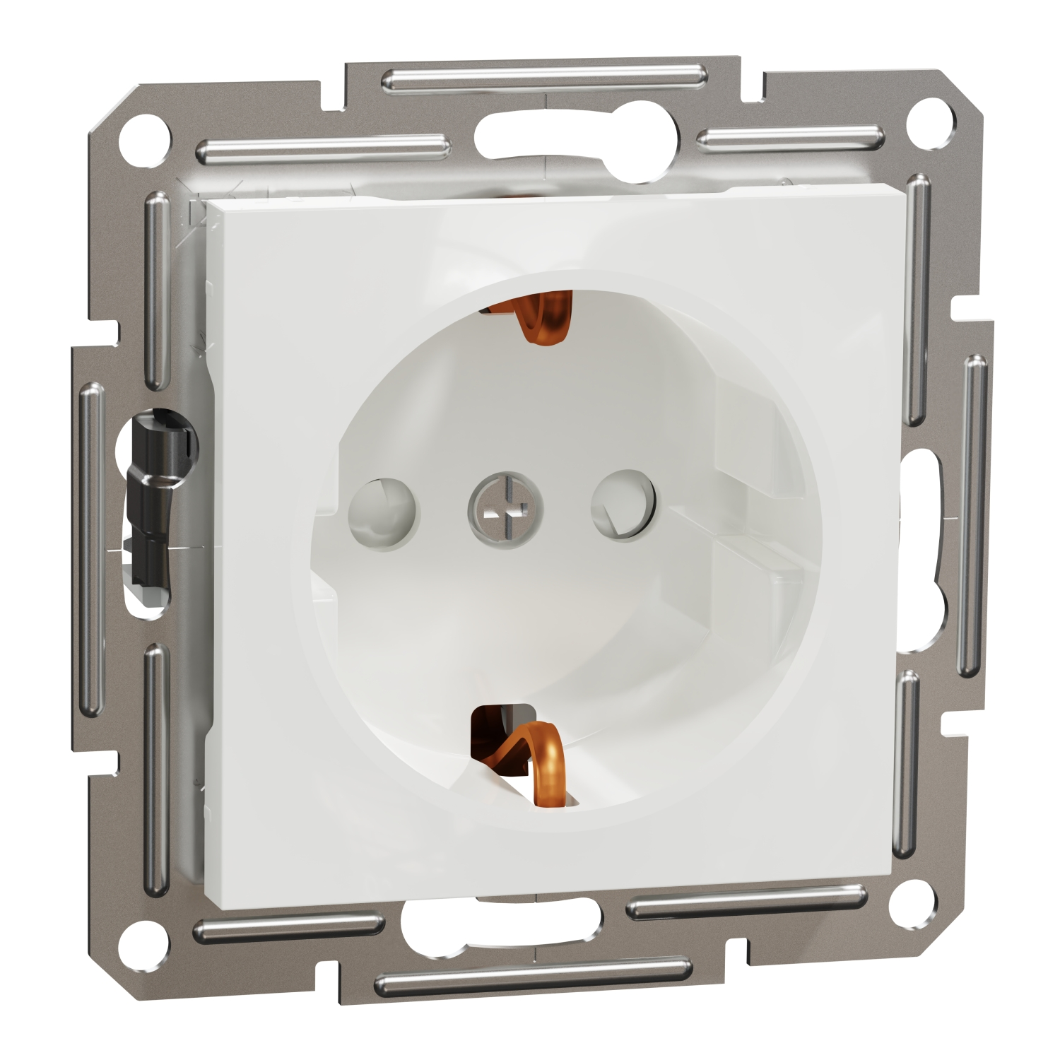 Schneider Electric EPH2970221 Asfora Beyaz Çocuk Korumalı Topraklı Priz