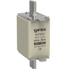 Entes M5012 NH00 80A Bıçaklı Buşon Sigorta