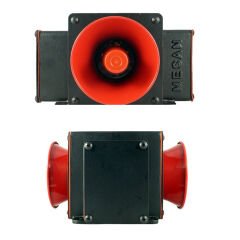 Mesan MS 1336.110-220VAC Endüstriyel Siren İkili 43 Ses Kontaklı Alüminyum
