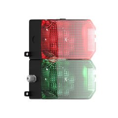 Mesan MS 218.1.2.12-24VAC/DC 2 Kat Küp Led Multifonksiyon İkaz Lambası