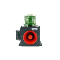 Mesan MS 1333.2.12-60VAC/DC Endüstriyel Işıklı Siren 43 Ses Kontaklı Alüminyum Gövde