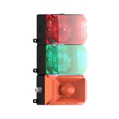 Mesan MS 223.1.2.12-24VDC 2 Kat Küp Led Multifonksiyon 43 Sesli Siren