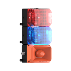Mesan MS 223.1.5.12-24VDC 2 Kat Küp Led Multifonksiyon 43 Sesli Siren