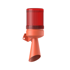 Mesan MS 5826.1.110-220VAC Ø70 LED Flaşör 2 Ses Borulu Elektronik Siren Duvar Montaj