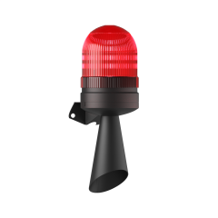 Mesan MS 5826.1.12-24VAC/DC Ø70 LED Flaşör 2 Ses Borulu Elektronik Siren Duvar Montaj