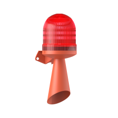 Mesan MS 5834.1.85-260VAC Ø70 LED Multifonksiyon Tek Ses Borulu Siren Duvar Montaj