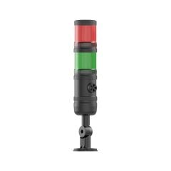 Ø70 2 Kat Işıklı Kolon LED Multifonksiyon Buzzer Mafsal Ayak MS 454.1.2.12-24VAC/DC