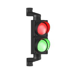 Mesan MS 8029.1.2.12-24VDC Ø100 Ledli İkili Trafik Lambası Buzzerli