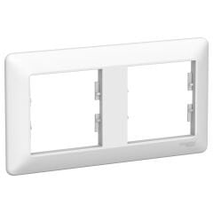 Schneider Electric EPH5805221 Asfora EM Beyaz İkili Çerçeve Yatay