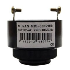 Mesan MS 1203.48VAC-DC Ø28 Pano Montaj Buzzer Kesik Ses Terminal ve Vida