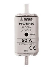 Pofaco PFC-NH50 50A NH 00 Boy Bıçaklı Sigorta