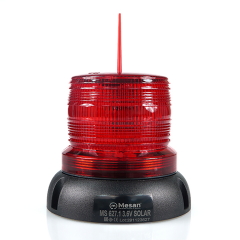 Mesan MS 627.1 3.6V SOLAR Ø110 Solar Led Multifonksiyon İkaz Lambası Kuş Savarlı