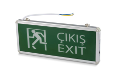 Voltek VEX6112 Acil Çıkış Aydınlatması Exıt, Çıkış Yazılı