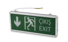 Voltek VEX6111 Acil Çıkış Aydınlatması Aşağı İşaretli