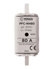 Pofaco PFC-NH80 80A NH 00 Boy Bıçaklı Sigorta