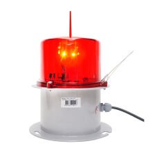 Mesan MS 1362.1.220VAC Uçak İkaz Lambası Led Çelik