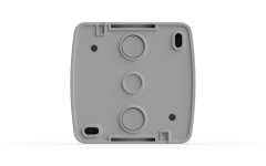 Elbi Alsu 07 Beyaz Sıvaüstü Şeffaf Kapaklı Topraklı Priz